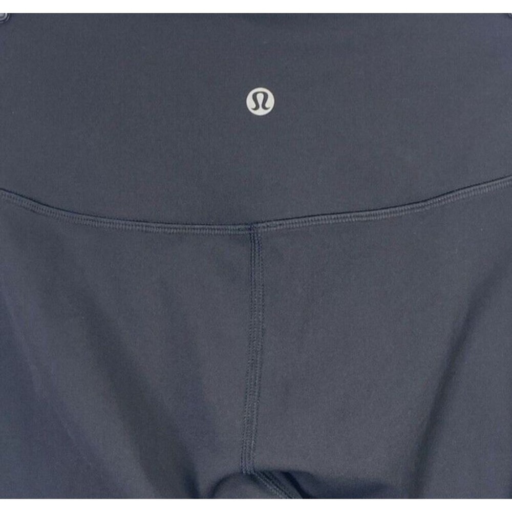 Lululemon Womens Size 10 Leggings Sun Setter Crop 17" Black Yoga Pants
